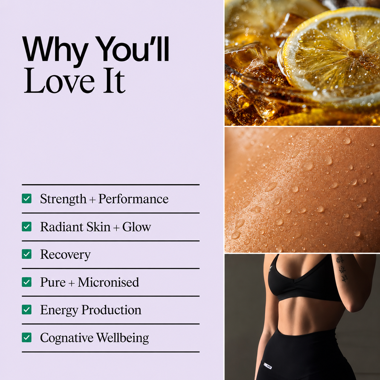 CREATINE AND COLLAGEN